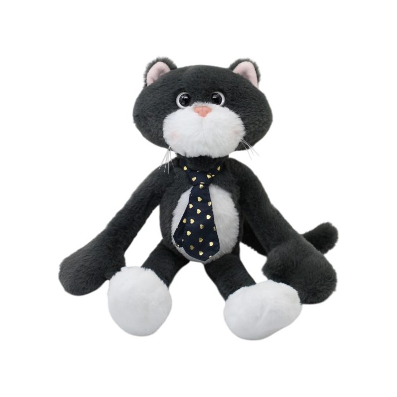Gato Corbatony Gris Gde