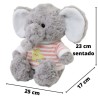 Elefante Bombonetto Rosa Gde