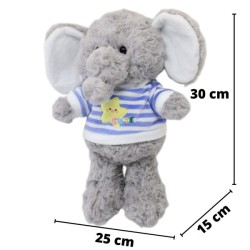 Elefante Bombonetto Azul Gde