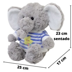 Elefante Bombonetto Azul Gde