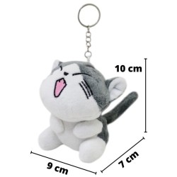 Llavero Gatito Gris