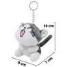 Llavero Gatito Gris