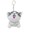 Llavero Gatito Gris