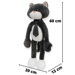 Gato Gris Corbatony Extra Gde