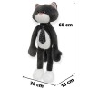 Gato Gris Corbatony Extra Gde