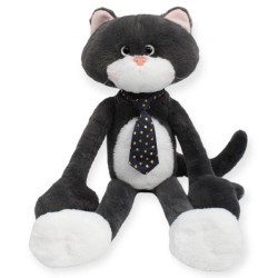 Gato Gris Corbatony Extra Gde