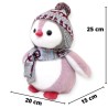 Pingüino Cooler Rosa Med