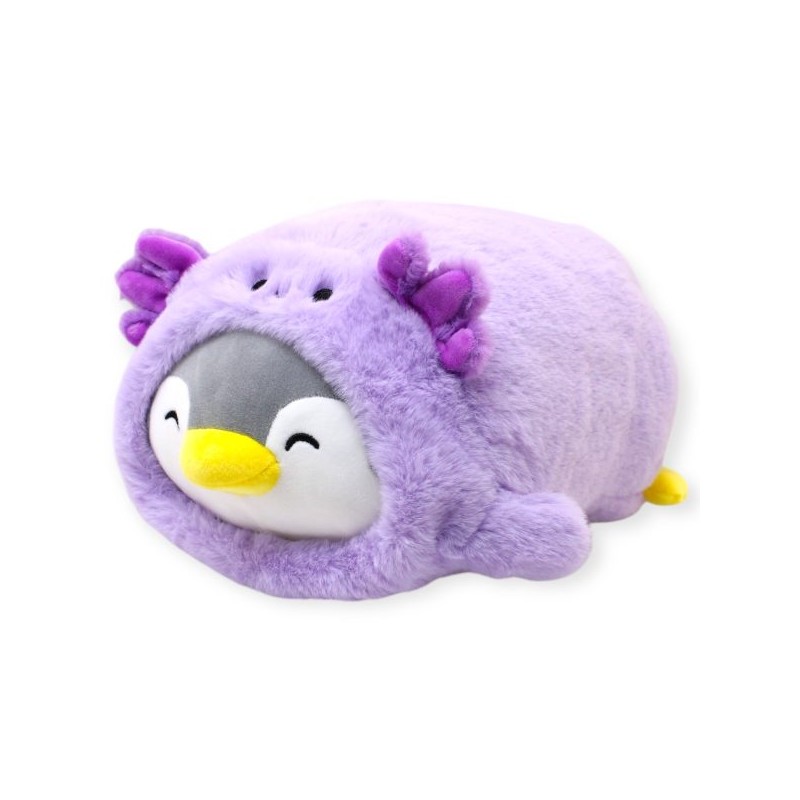Pingüino Ajolopinguis Echado Morado Gde