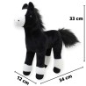 Caballo Runner Negro Gde Con Sonido