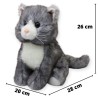 Gato Bongory Gris Gde