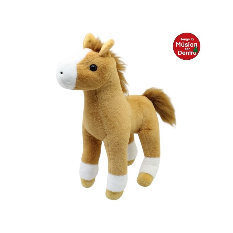 Caballo Runner Gold Gde Con Sonido