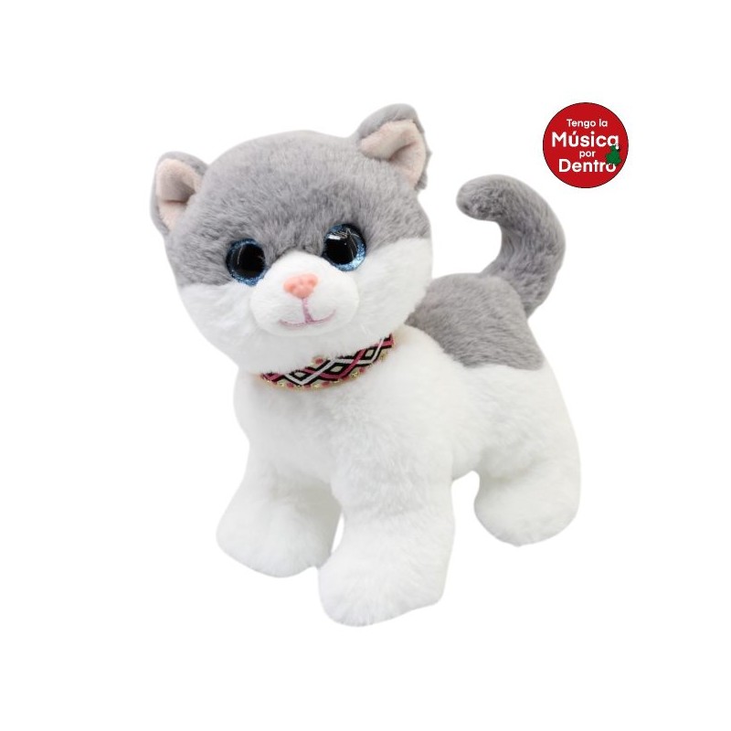 Gato Mishy Gris Gde Con Sonido