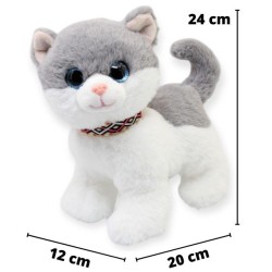 Gato Mishy Gris Gde Con Sonido