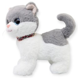 Gato Mishy Gris Gde Con Sonido