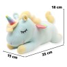 Unicornio Echado Copetony Aqua Gde
