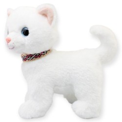 Gato Mishy Blanco Gde Con Sonido