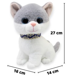 Gato Greky Gris Gde Con Sonido