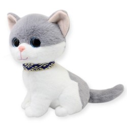 Gato Greky Gris Gde Con Sonido