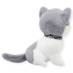 Gato Greky Gris Gde Con Sonido