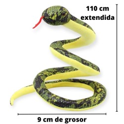 Vibora Skinny Verde Con Negro Med