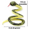 Vibora Skinny Verde Con Negro Med