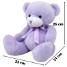 Oso Ternurita Morado Gde