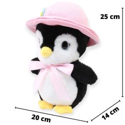 Pingüino Pinguicho Rosa Med