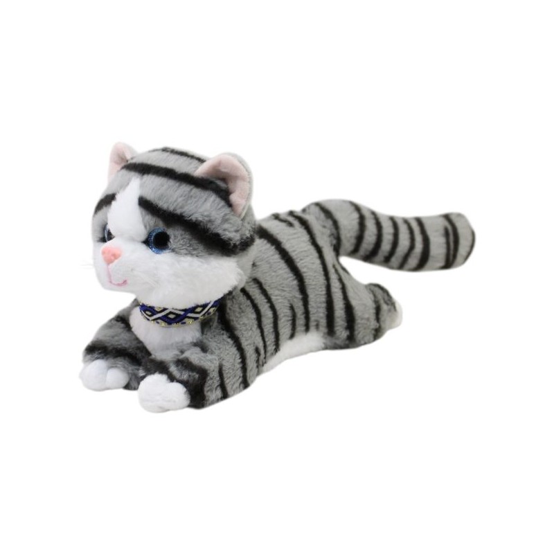 Gato Mirruyo Gris Con Sonido Gde