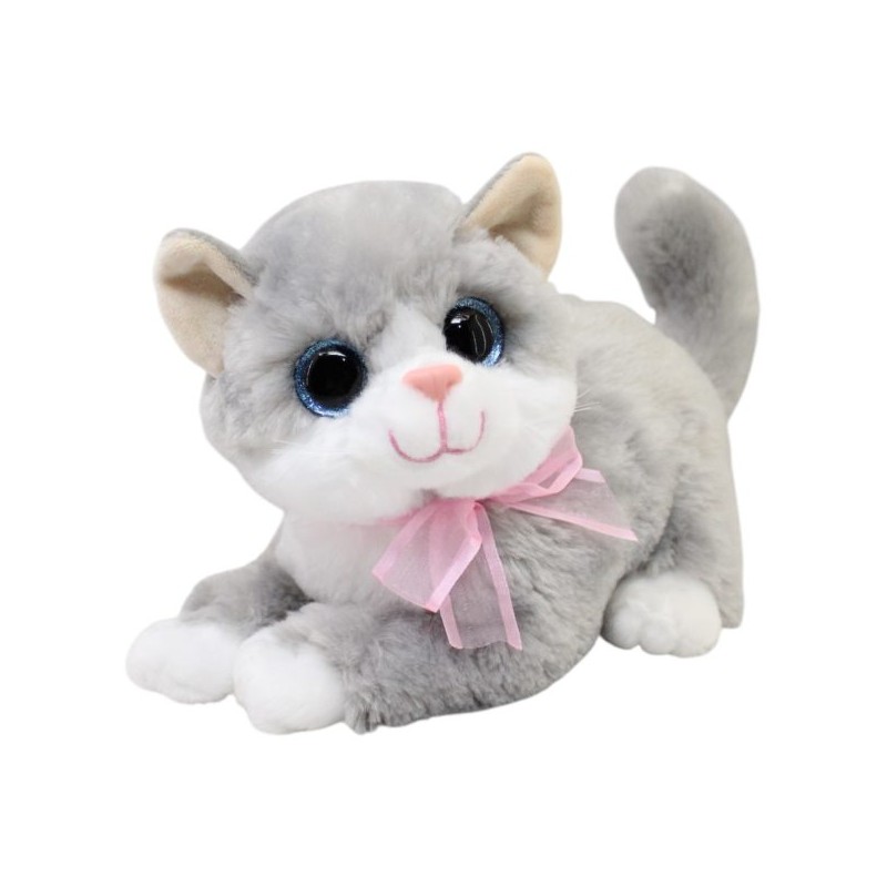 Gato Gatrin Gris Con Sonido Gde
