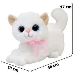 Gato Gatrin Blanco Con Sonido Gde