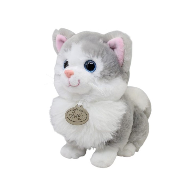 Gato Catsy Gris Con Sonido