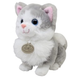 Gato Catsy Gris Con Sonido