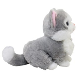 Gato Catsy Gris Con Sonido