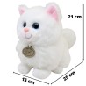 Gato Catsy Blanco Con Sonido