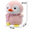 Pingüino Pinguitin Rosa Ch