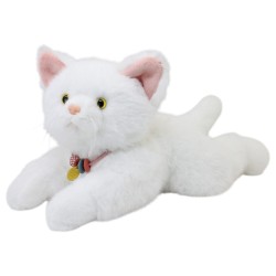 Gato Ronrony Blanco Con Sonido Gde