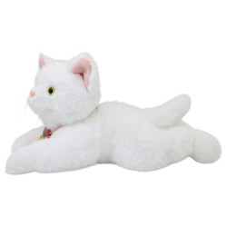 Gato Ronrony Blanco Con Sonido Gde