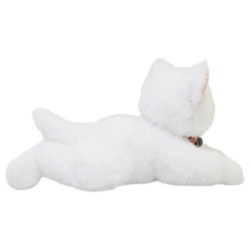 Gato Ronrony Blanco Con Sonido Gde