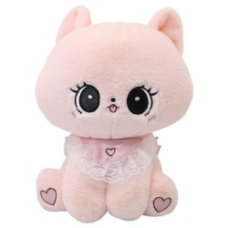 Gatita Angorita Rosa Con Sonido Extra Gde
