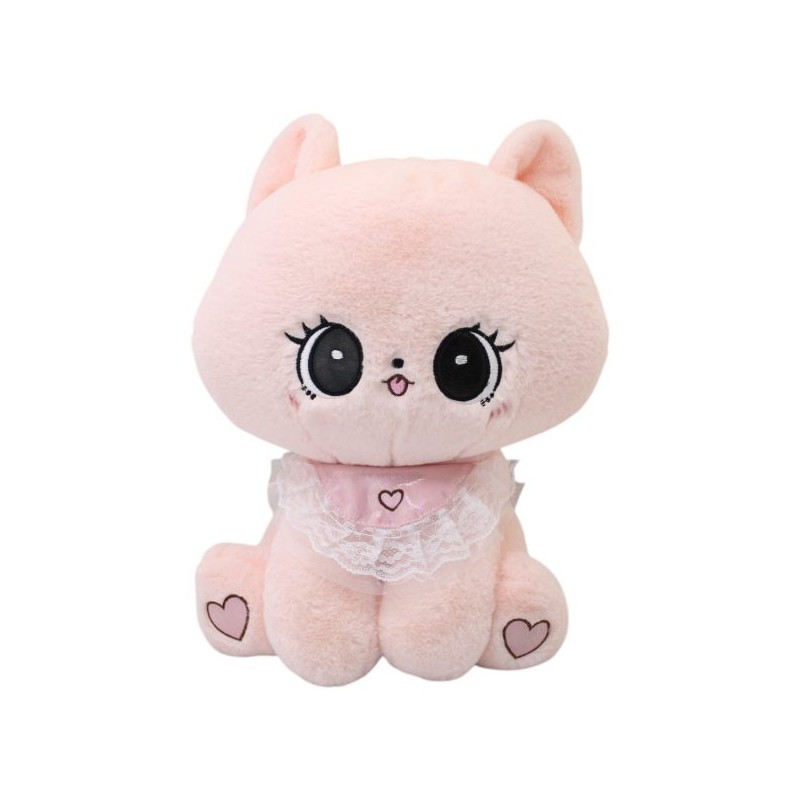 Gatita Angorita Rosa Con Sonido Extra Gde