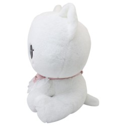 Gatita Angorita Blanca Con Sonido Extra Gde