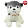 Perro Husky Vail Gris Grande Con Sonido