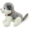 Perro Husky Vail Gris Grande Con Sonido