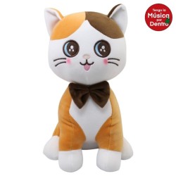 Gato Mauroof Calicó Con Sonido Gde