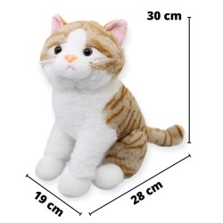 Gato Ronroneti Tangerine Extra Gde Con Sonido