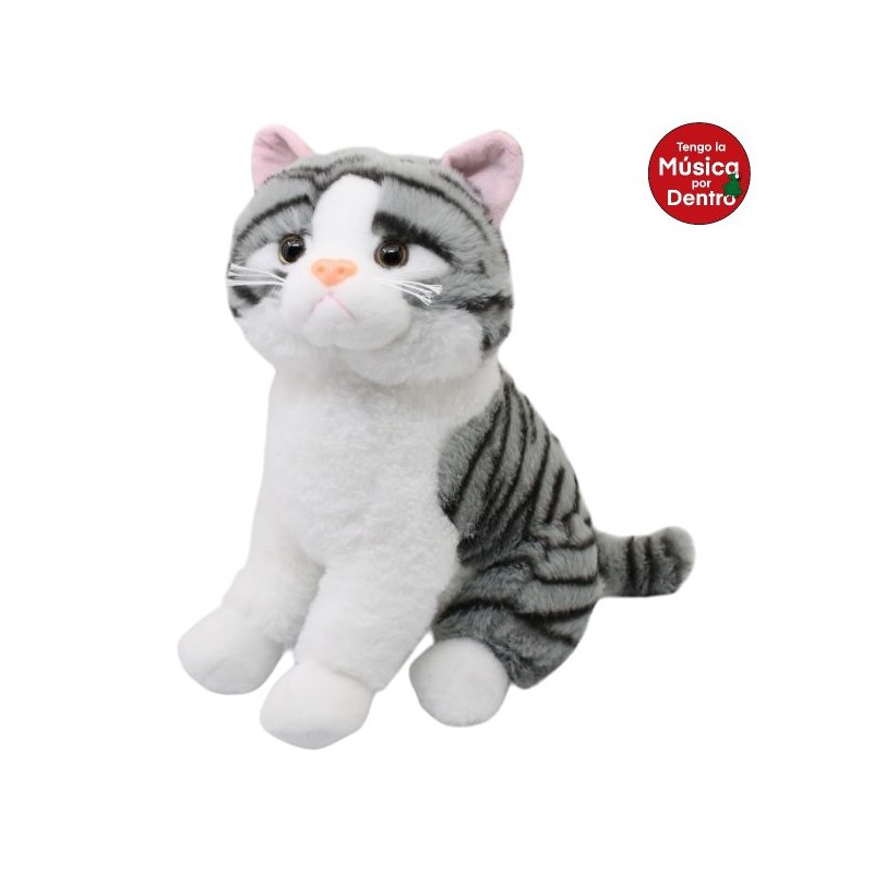 Gato Ronroneti Taby Extra Gde Con Sonido