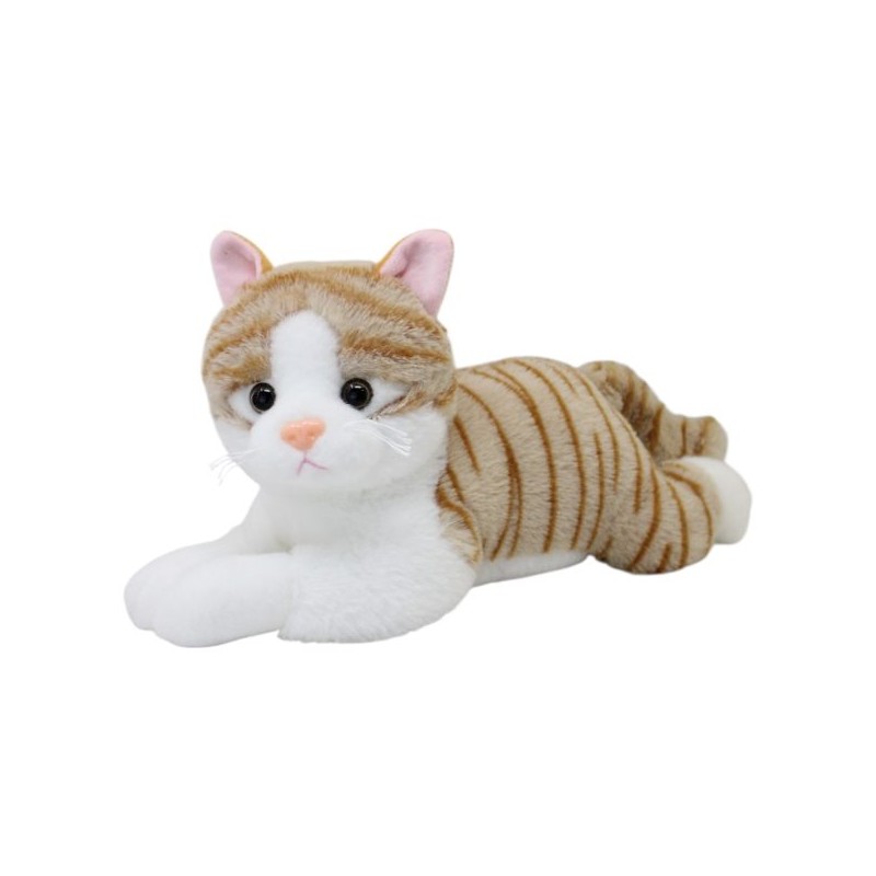 Gato Echado Ronroneti Tangerine Extra Gde Con Sonido