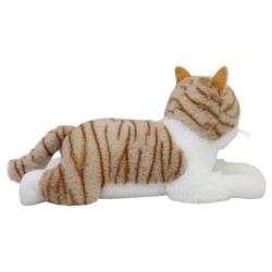 Gato Echado Ronroneti Tangerine Extra Gde Con Sonido