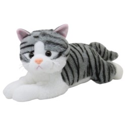 Gato Echado Ronroneti Taby Extra Gde Con Sonido
