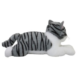 Gato Echado Ronroneti Taby Extra Gde Con Sonido